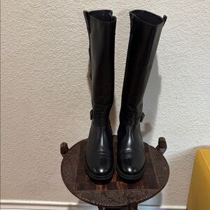 Cole Haan Black Leather Boots